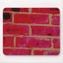 Recherche de mur briques tapis souris Rouge