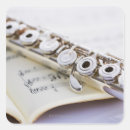 Recherche de musical autocollants Musique de feuille