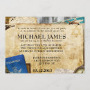 Recherche de voyage de cru invitations Vert