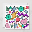 Recherche de partie des années 80 invitations Coloré