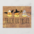 Zoek naar candy corn briefkaarten Trick or treat