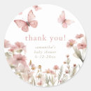 Recherche de fleur sauvage blanc autocollants Papillon