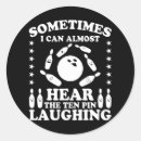 Recherche de bowling drôle autocollants Grève