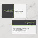 Recherche de vert foncé cartes visite Moderne