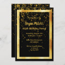 Recherche de cadre noir invitations Élégant