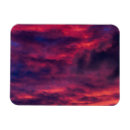 Recherche de nuages de coucher du soleil magnets Ciel