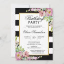 Recherche de rayures roses et blanches invitations Tendance