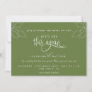 Zoek naar olive green save the dates Typografie