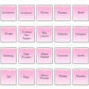 Zoek naar specerijen stickers Roze