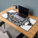 Recherche de dessin noir et blanc tapis souris Dessiné à la main
