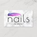 Recherche de ongles de manucure cartes visite Technicien de l'ongle