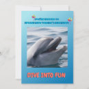 Recherche de conception dauphin cartes invitations Pour tous
