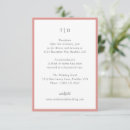 Recherche de rose corail invitations Élégant