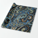 Zoek naar paisley cadeaupapier Blauw
