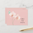 Recherche de orchidée rose cartes postales Vert