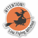 Recherche de silhouette de sorcière autocollants Halloween