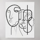 Recherche de dessin noir et blanc posters Élégant