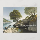 Recherche de bord de lac cartes postales Arbres