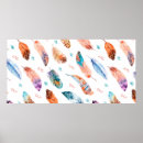 Zoek naar witte veer posters Patroon