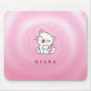 Recherche de dessin chat tapis souris Rose