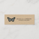 Recherche de papillon vintage cartes visite Nature