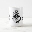 Recherche de crâne pirate tissus Blanc