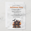 Recherche de maison hantée halloween invitations Jack o' lantern