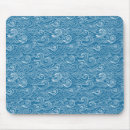 Recherche de vagues bleues tapis souris Tropical