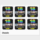 Zoek naar achttien stickers 18e verjaardag