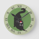 Recherche de chat noir horloges Animaux