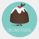 Recherche de pudding de noël autocollants Dessert