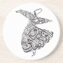 Recherche de calligraphie arabe dessous de verres Turc