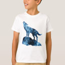 Recherche de loup géométrique tshirts Abstrait