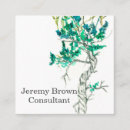 Recherche de dessin plante cartes visite Dessiné à la main