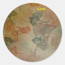 Recherche de feuille ginkgo autocollants Chute