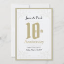 Recherche de 10ème mariage anniversaire invitations 50ème