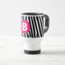 Recherche de zèbre noir et blanc tasses Impression d'animal