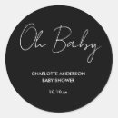 Recherche de baby shower template autocollants Simple