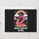 Recherche de de deux ans anniversaire invitations Fille
