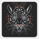 Recherche de tête de tigre autocollants Sauvage