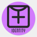 Recherche de symbole genre autocollants Identité de genre