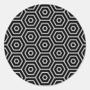 Recherche de hexagones autocollants Noir