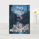 Recherche de vintage kitten anniversaire cartes Adorable
