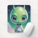Recherche de alien vert tapis souris Mignon