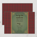 Recherche de écossais mariage invitations Tartan
