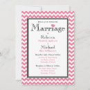 Recherche de chevron mariage invitations Élégant