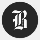 Recherche de arrière plan blanc autocollants Monogramme