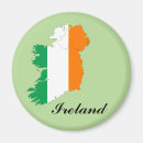 Recherche de drapeau irlandais magnets Vert