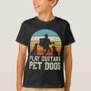 Recherche de guitare animal tshirts Chien