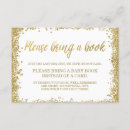 Zoek naar book baby shower invitations Goud